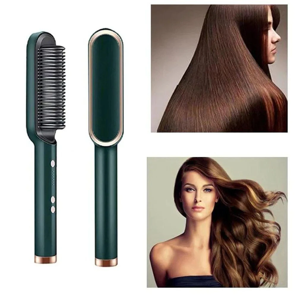 Professional Ionic Electric Hair Straightener Brush